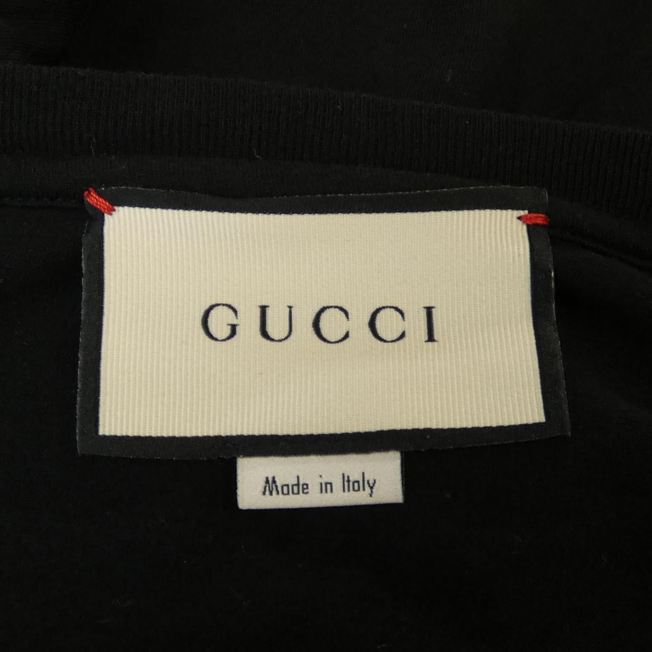 グッチ GUCCIロゴウォッシュドオーバーサイズ コットンTシャツ