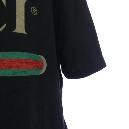 グッチ GUCCIロゴウォッシュドオーバーサイズ コットンTシャツ