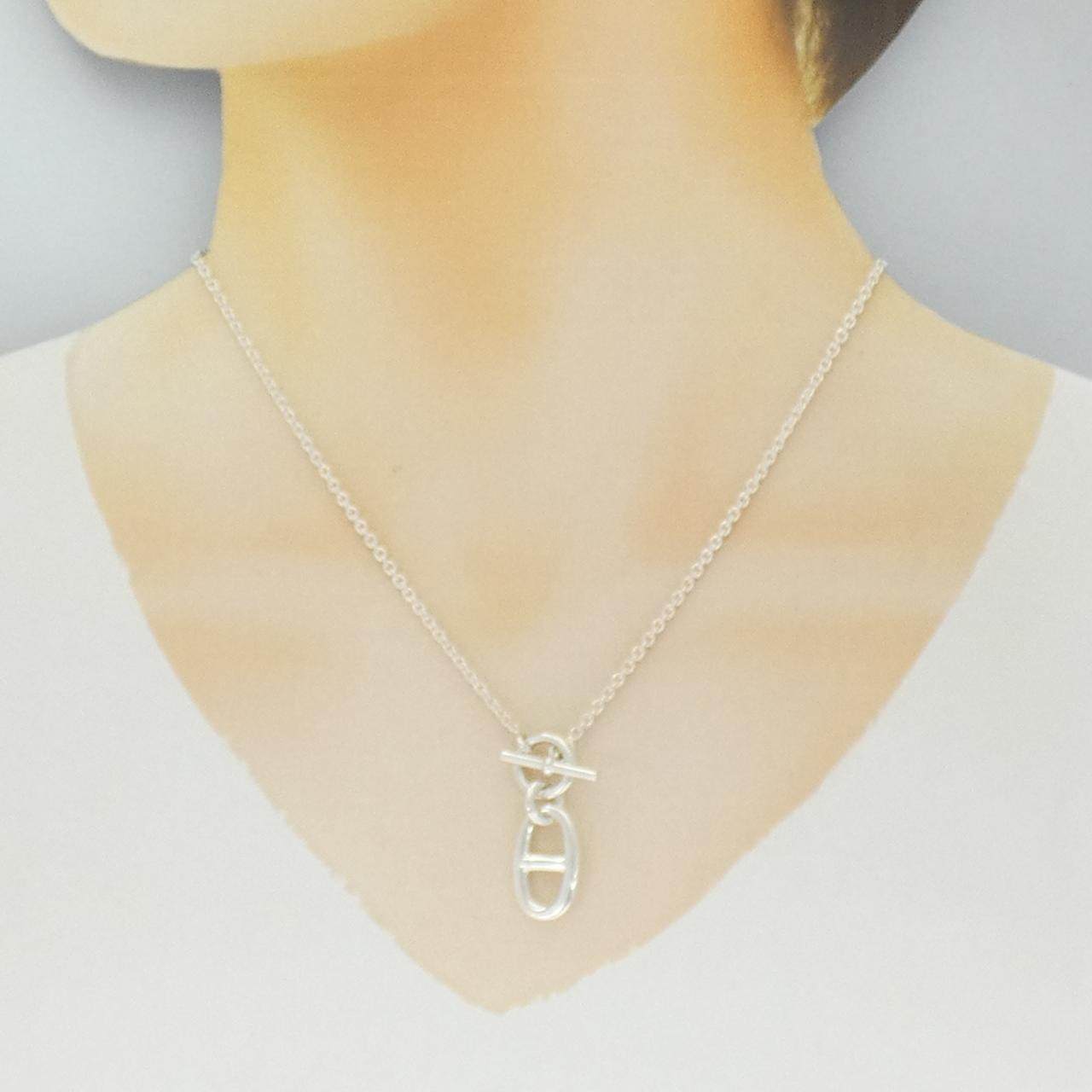 エルメス シェーヌダンクル シルバー ネックレス