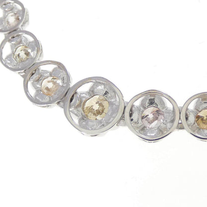 Au750ホワイトゴールド ダイヤモンドネックレス 5.00CT