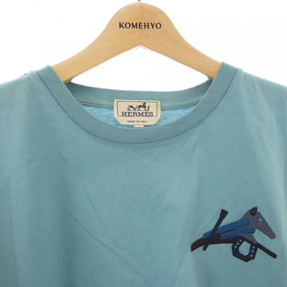 エルメス PUZZLE QUESTRE コットンTシャツ