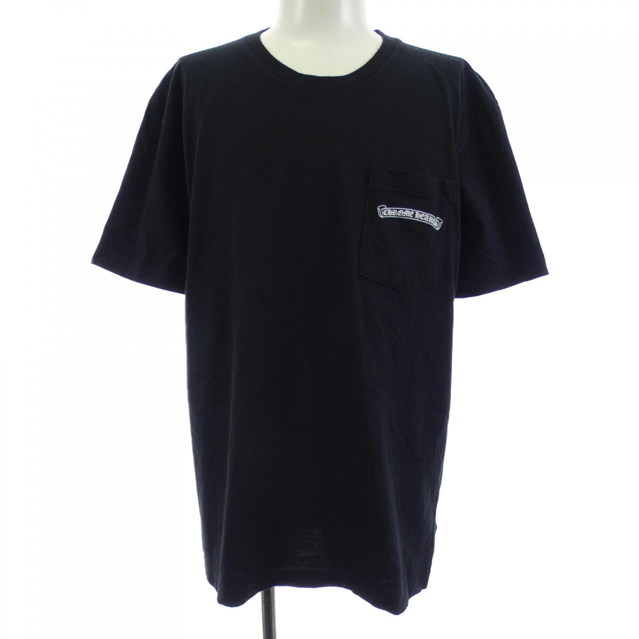 クロムハーツ SCROLL LABEL コットンTシャツ