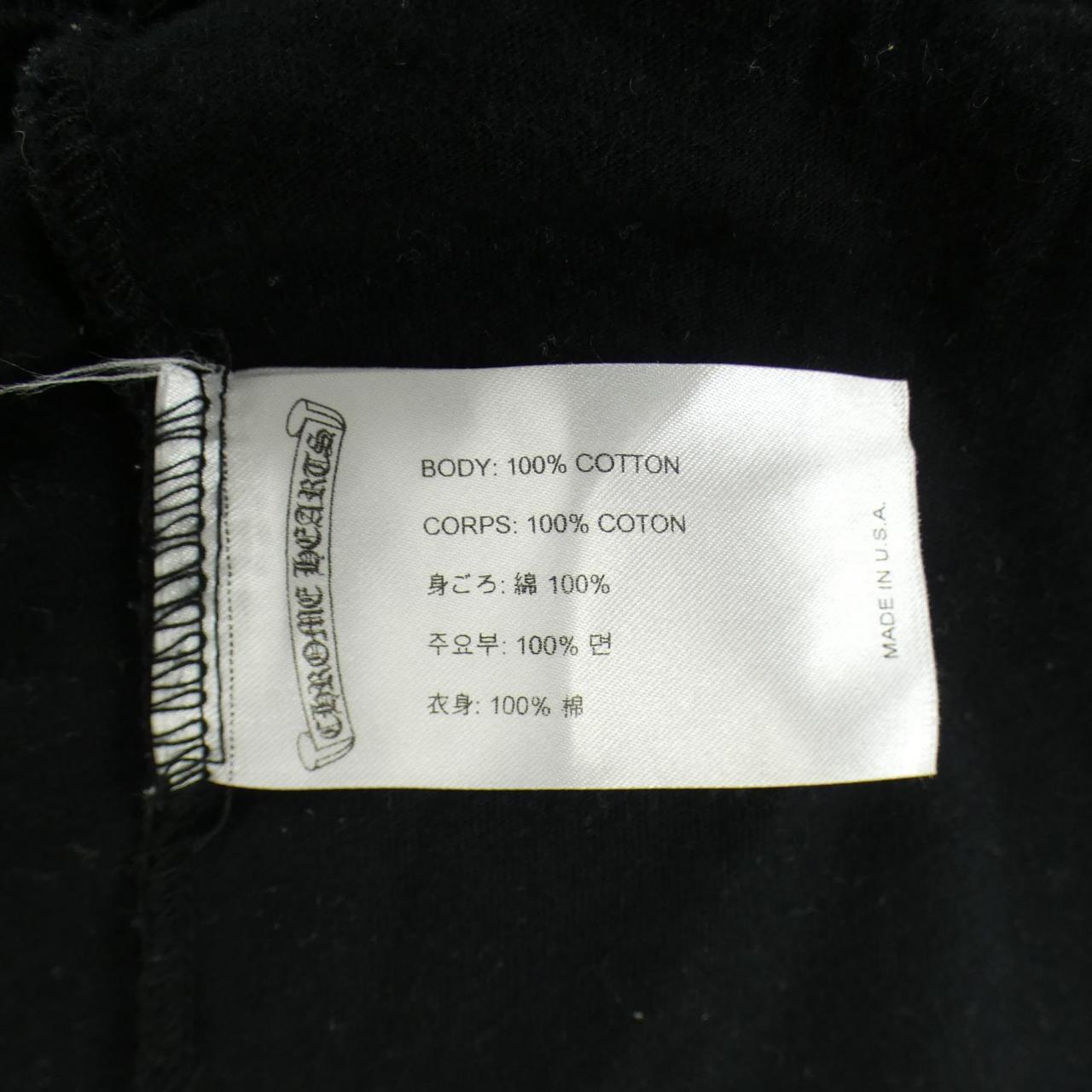 クロムハーツ SCROLL LABEL コットンTシャツ