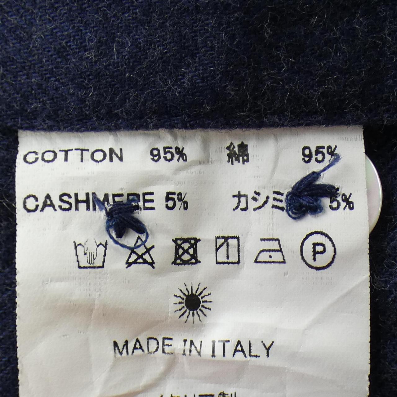 ジャンネット カシミヤ混シャツ