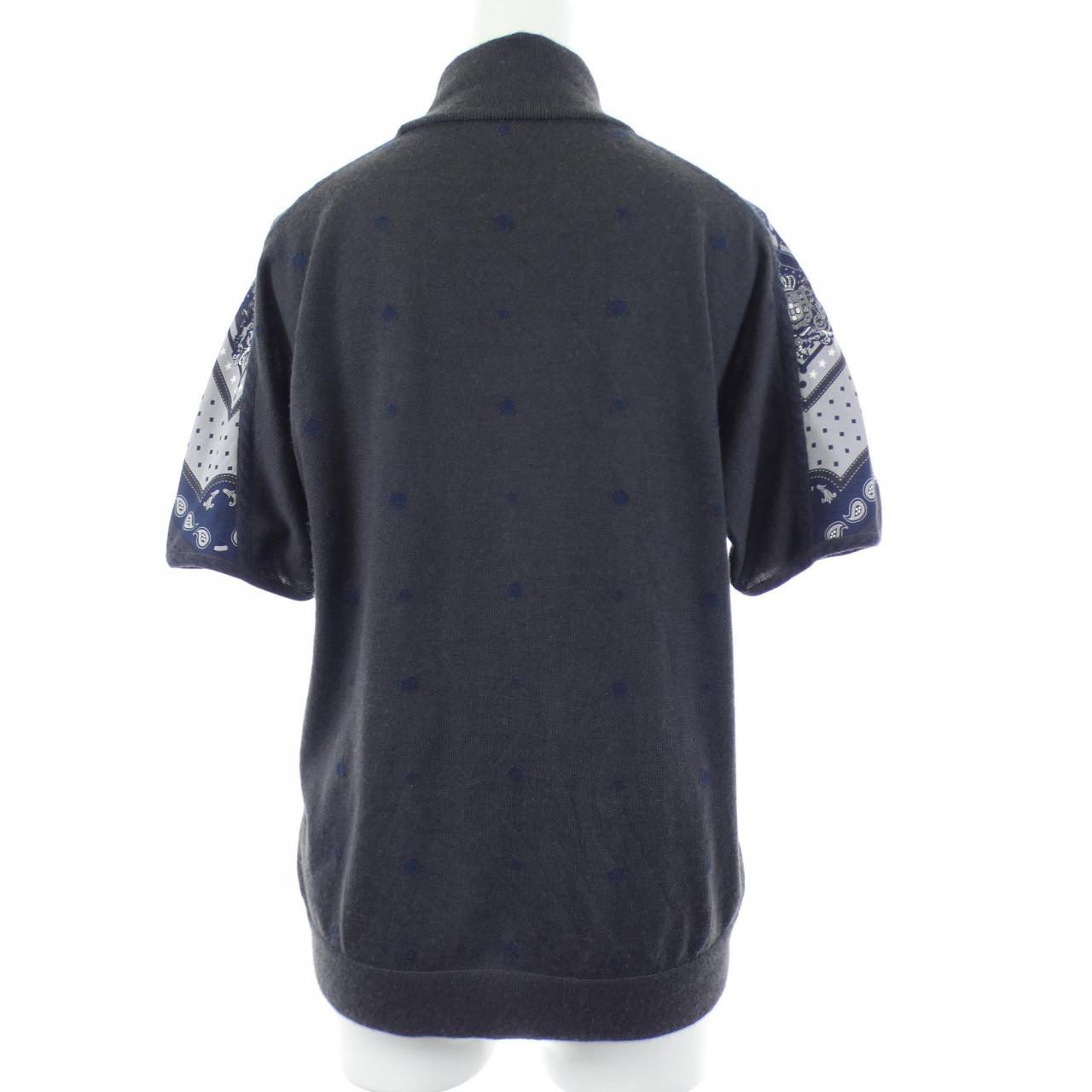 エルメス HARNAIS DE COUR BANDANA シルクカシミヤ トップス