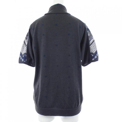 エルメス HARNAIS DE COUR BANDANA シルクカシミヤ トップス