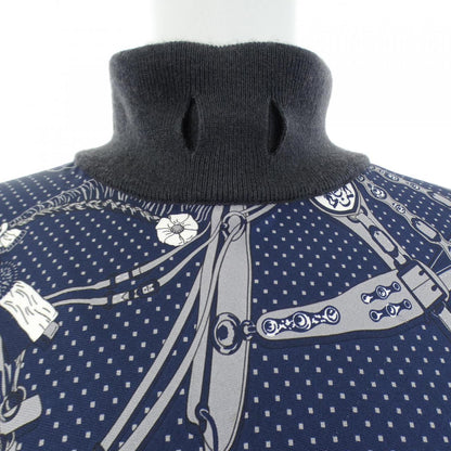 エルメス HARNAIS DE COUR BANDANA シルクカシミヤ トップス