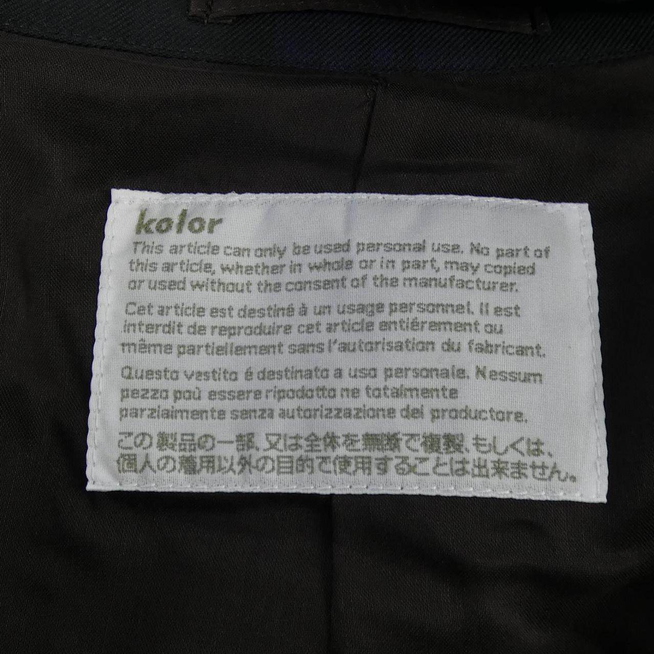 カラー チェックジャケット