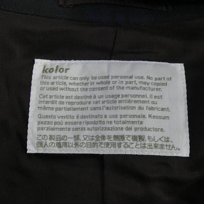 カラー チェックジャケット