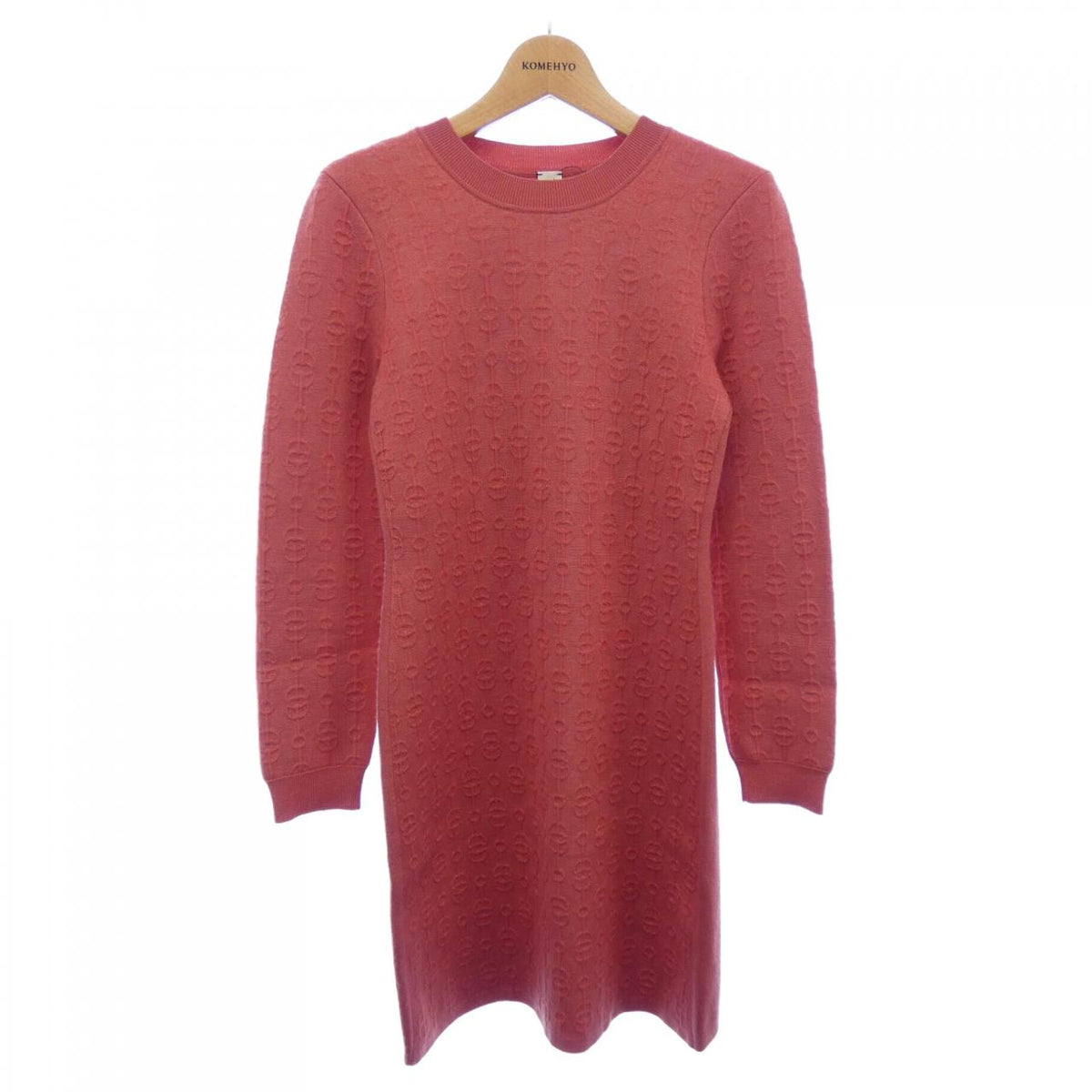 エルメス CLIQUETIS カシミヤ混ワンピース
