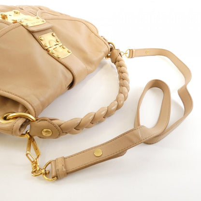 ミュウミュウ MATELASSE LUX ショルダーバッグ