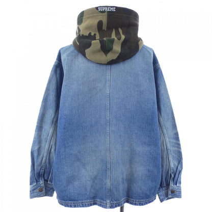 シュプリーム Worn Hooded Chore Coatコート