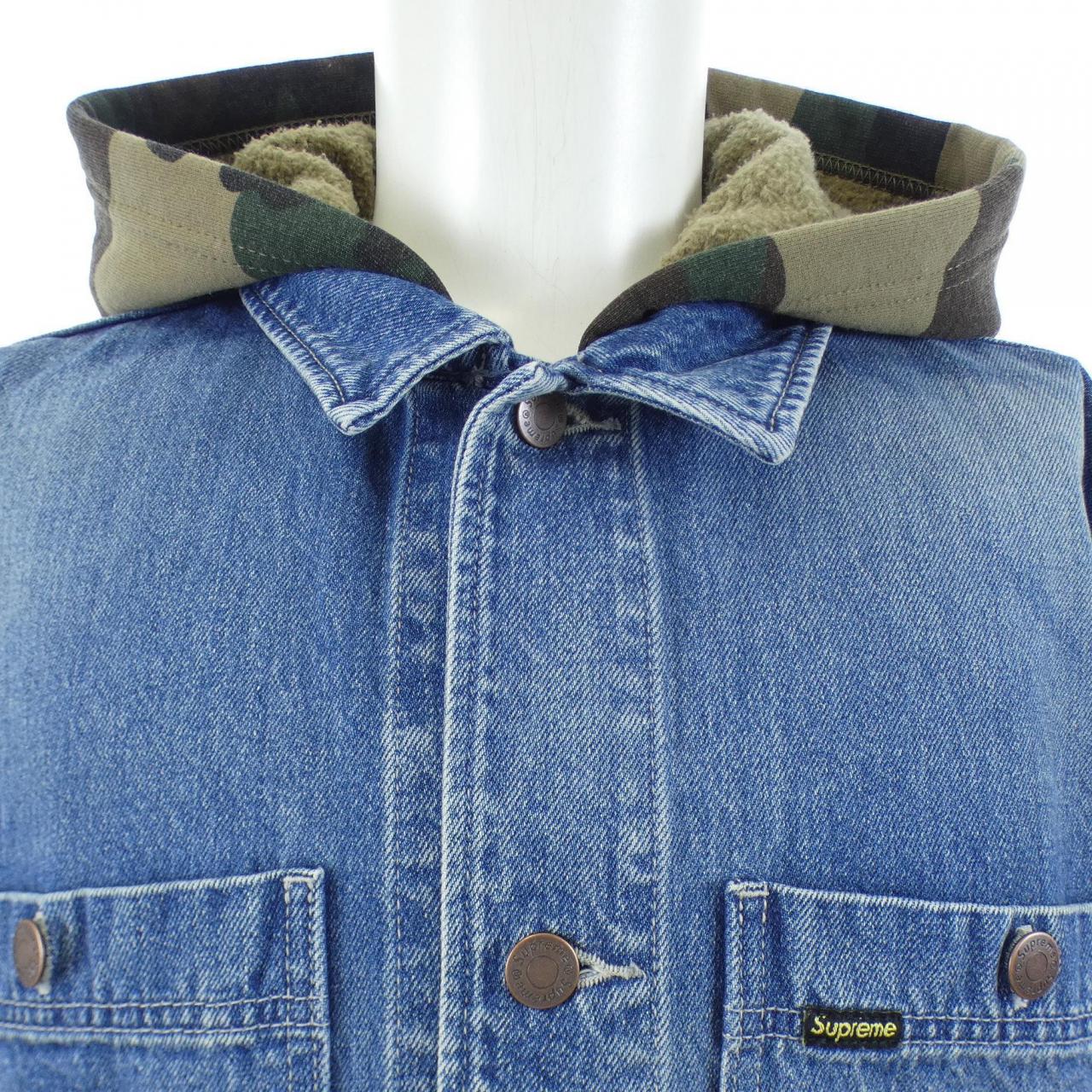 シュプリーム Worn Hooded Chore Coatコート