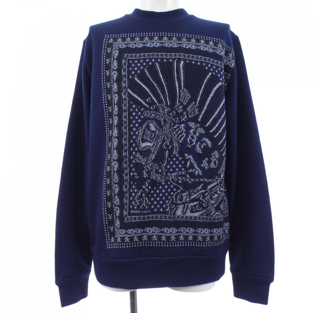 エルメス CHEVAL PUNK BANDANA コットンスウェット