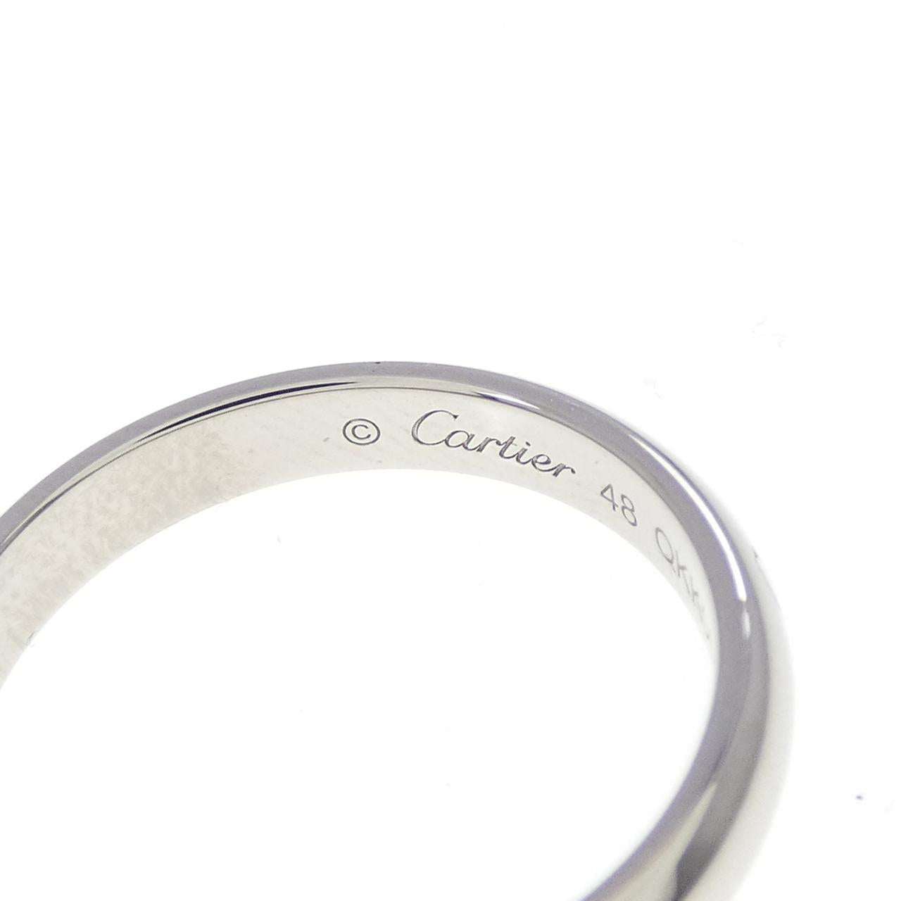 カルティエ Cドゥカルティエ プラチナ リング 8号