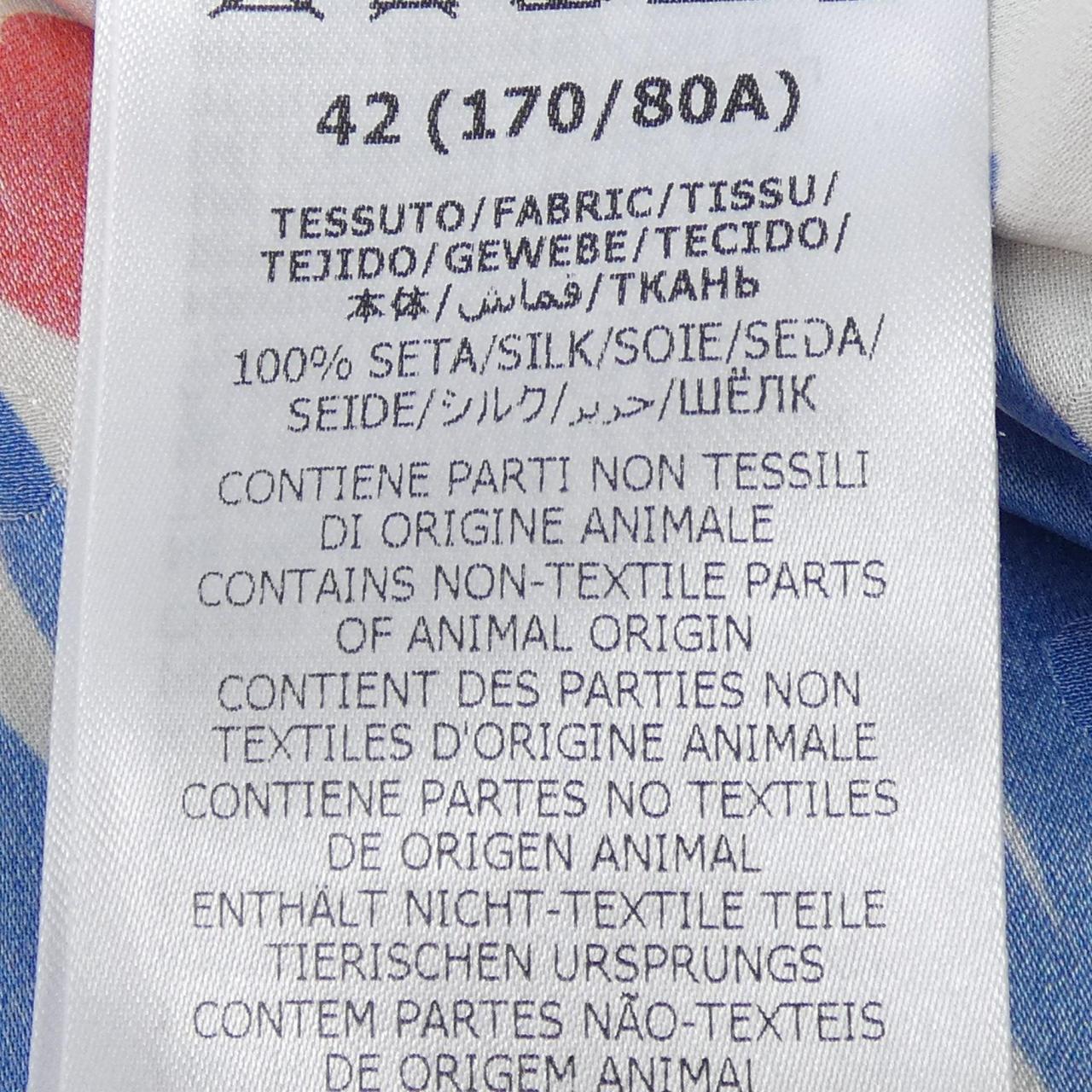 グッチ シルク半袖シャツ