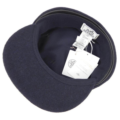 エルメス DANI H PASSANT レザ―キャップ