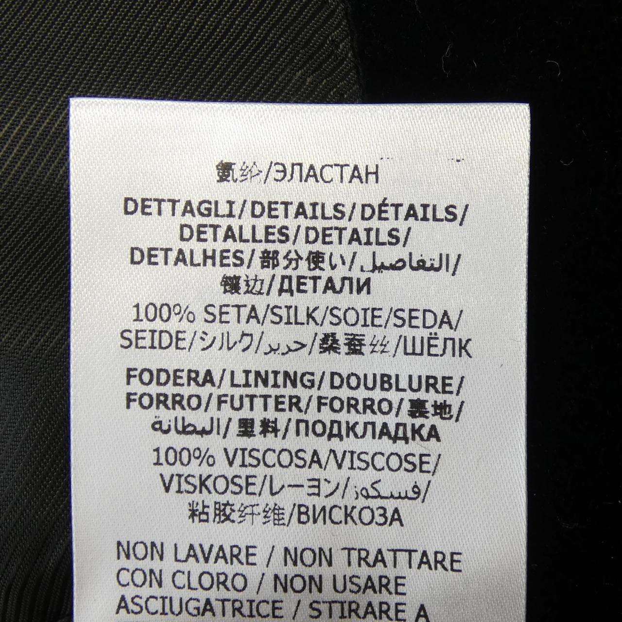 グッチ ベルベットシングルブレステッドジャケット