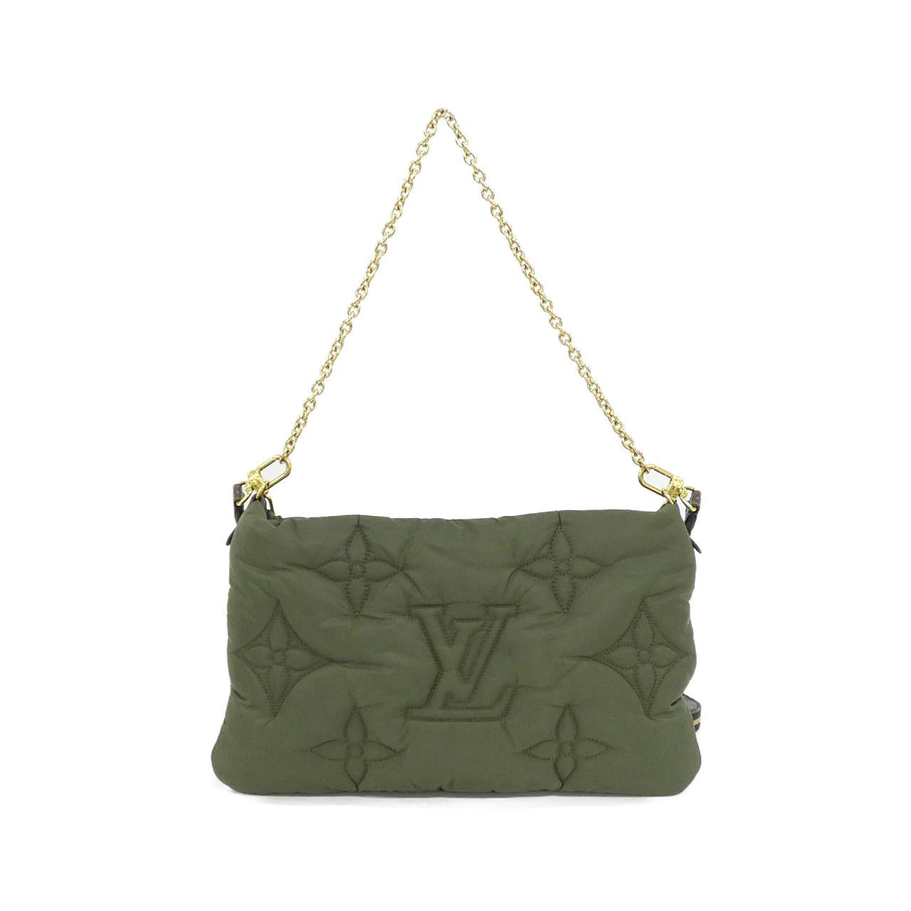 ルイヴィトン LVピロー マキシ ミュルティ ポシェット アクセソワール リサイクルナイロン ショルダーバッグ