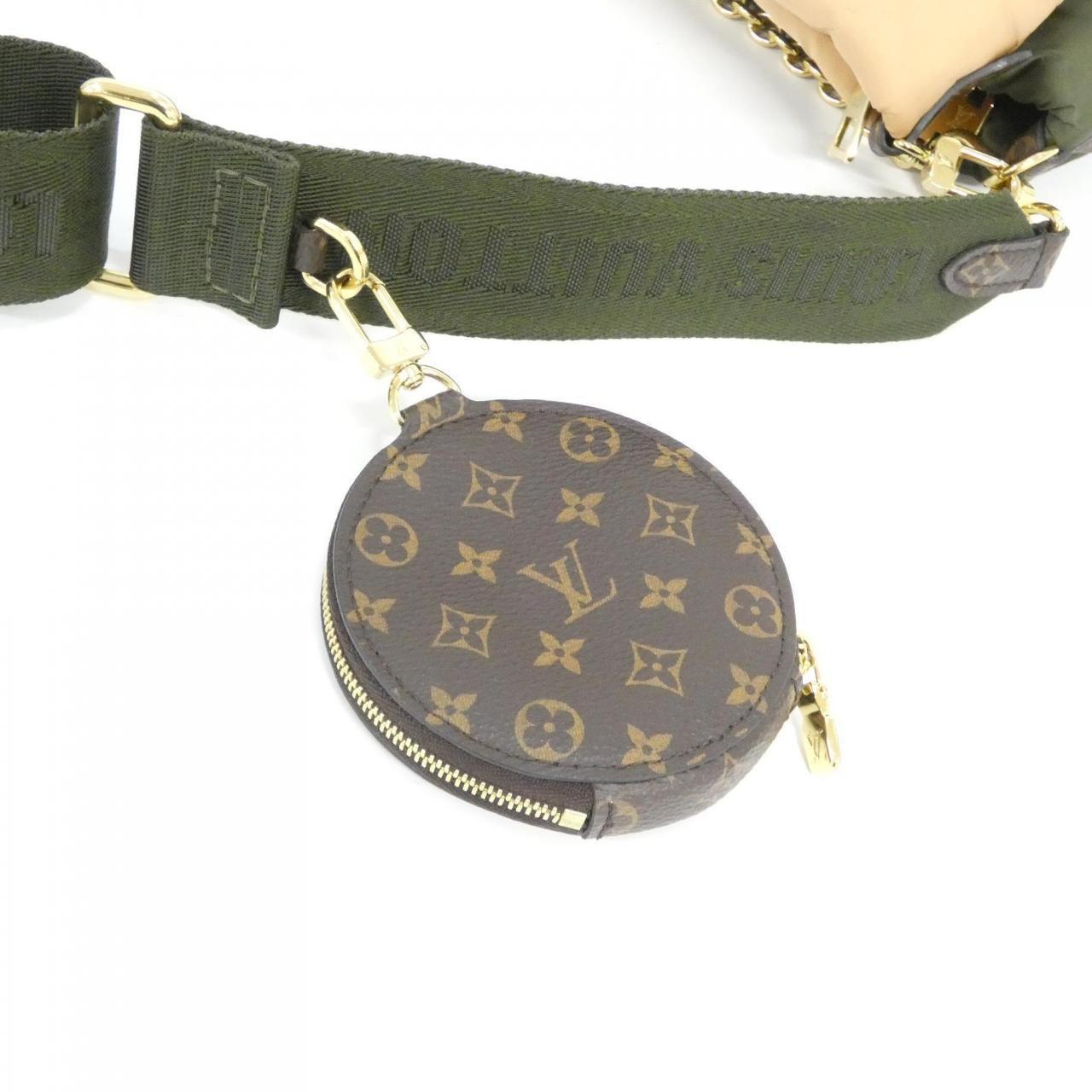 ルイヴィトン LVピロー マキシ ミュルティ ポシェット アクセソワール リサイクルナイロン ショルダーバッグ