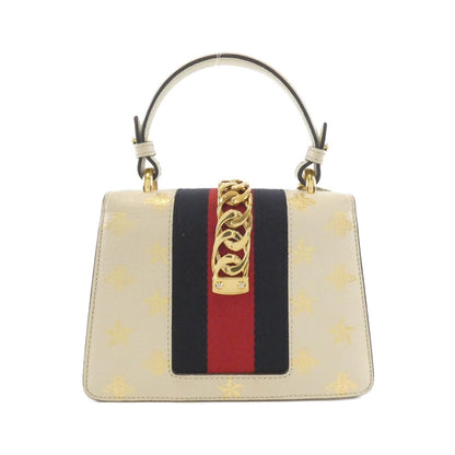 グッチ シルヴィ レザー ショルダーバッグ