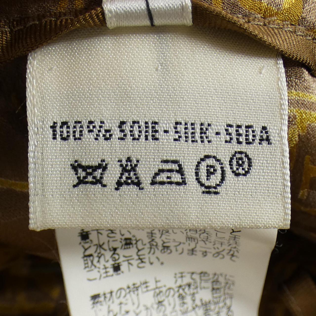 エルメス L'AIR DE GINZA34 シルクスカート
