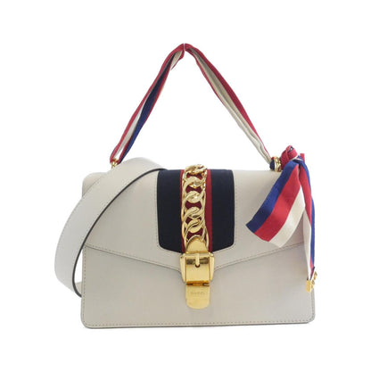 グッチ SYLVIE レザー ショルダーバッグ