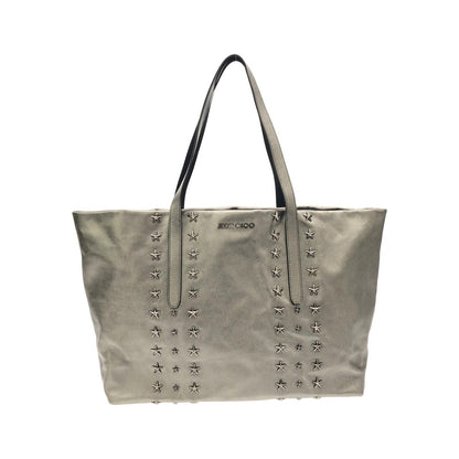 ジミーチュウ Pimlico メタリックレザー トートバッグ