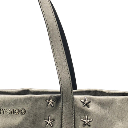 ジミーチュウ Pimlico メタリックレザー トートバッグ