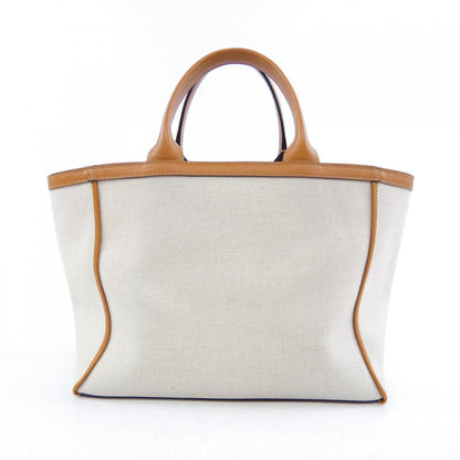 ヴァレクストラ Mini Canvas Shopping Bag キャンバス レザー トートバッグ