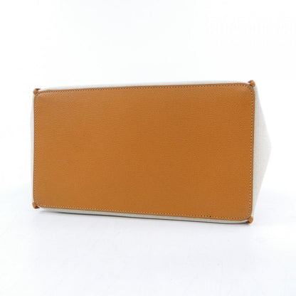 ヴァレクストラ Mini Canvas Shopping Bag キャンバス レザー トートバッグ