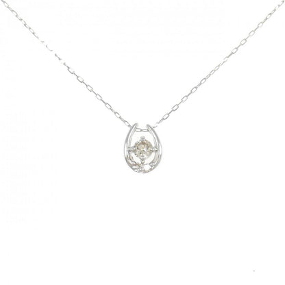 PT900プラチナダイヤモンドネックレス0.10CT