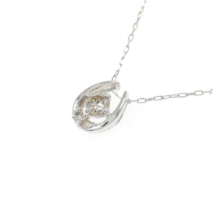 PT900プラチナダイヤモンドネックレス0.10CT