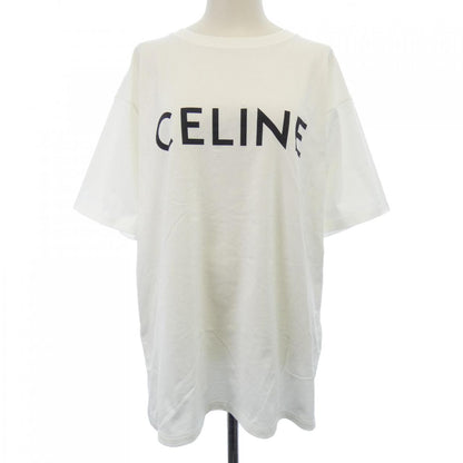 セリーヌ CELINEプリント コットンTシャツ