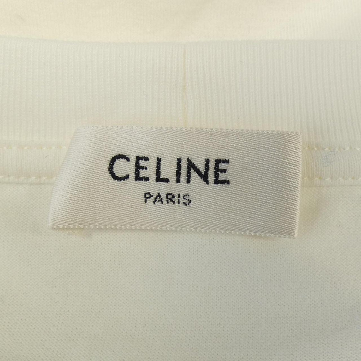 セリーヌ CELINEプリント コットンTシャツ