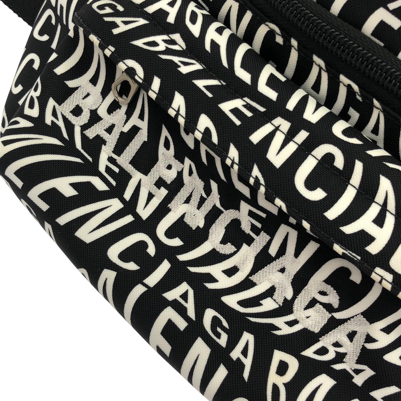 バレンシアガ LOGO WAVE WHEEL BELT PACK ナイロン ウエストバッグ