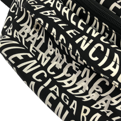 バレンシアガ LOGO WAVE WHEEL BELT PACK ナイロン ウエストバッグ
