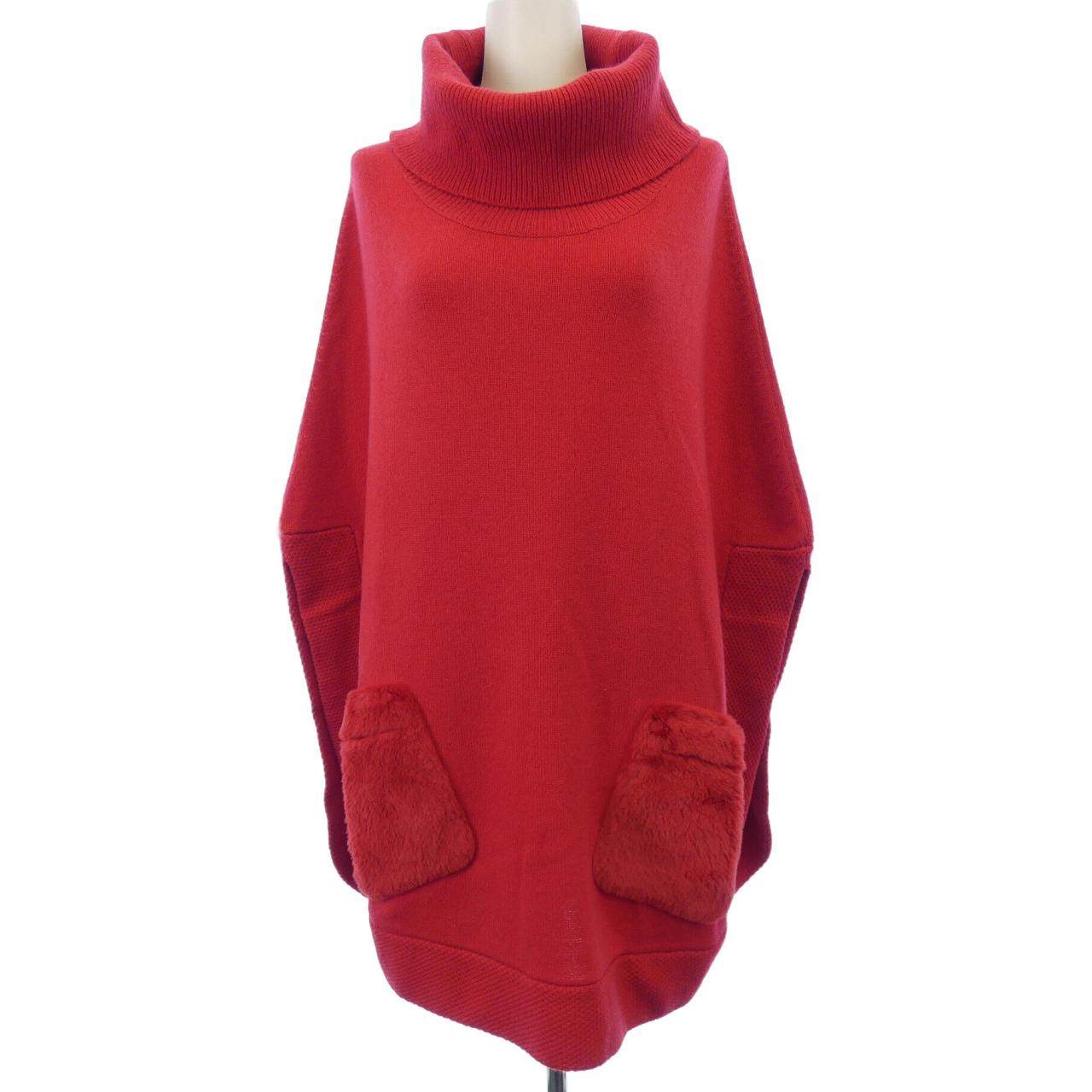 CBF FOURREUR カシミヤポンチョ