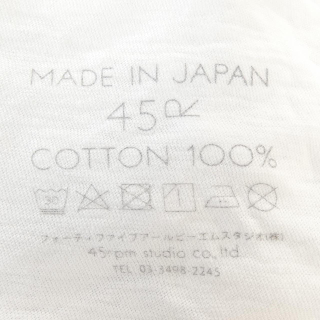 フォーティファイブアールピーエム コットンTシャツ