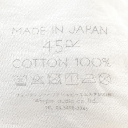 フォーティファイブアールピーエム コットンTシャツ