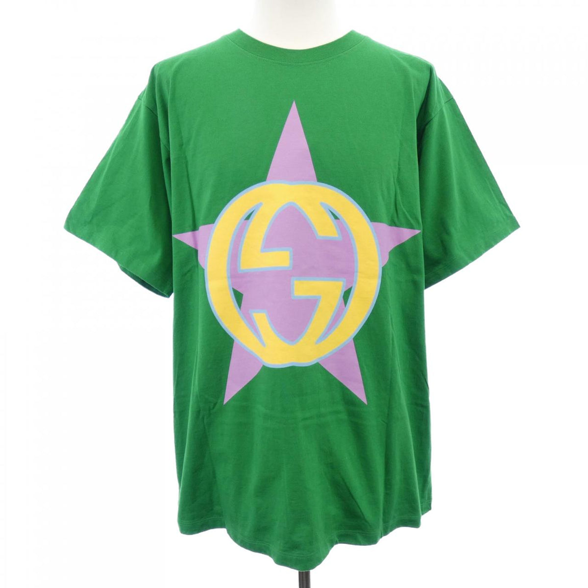 グッチ Star Interlocking コットンTシャツ