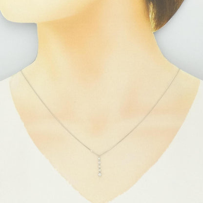 Pt850ダイヤモンドネックレス