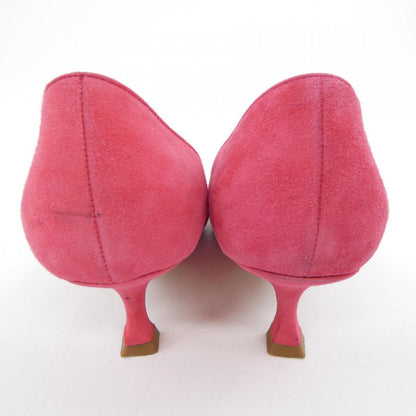 マノロブラニク MAYSALEPUMP 50 スエードパンプス