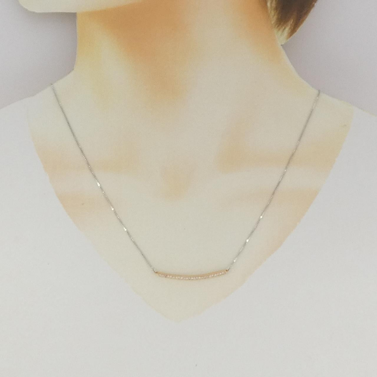 Au750ダイヤモンドネックレス