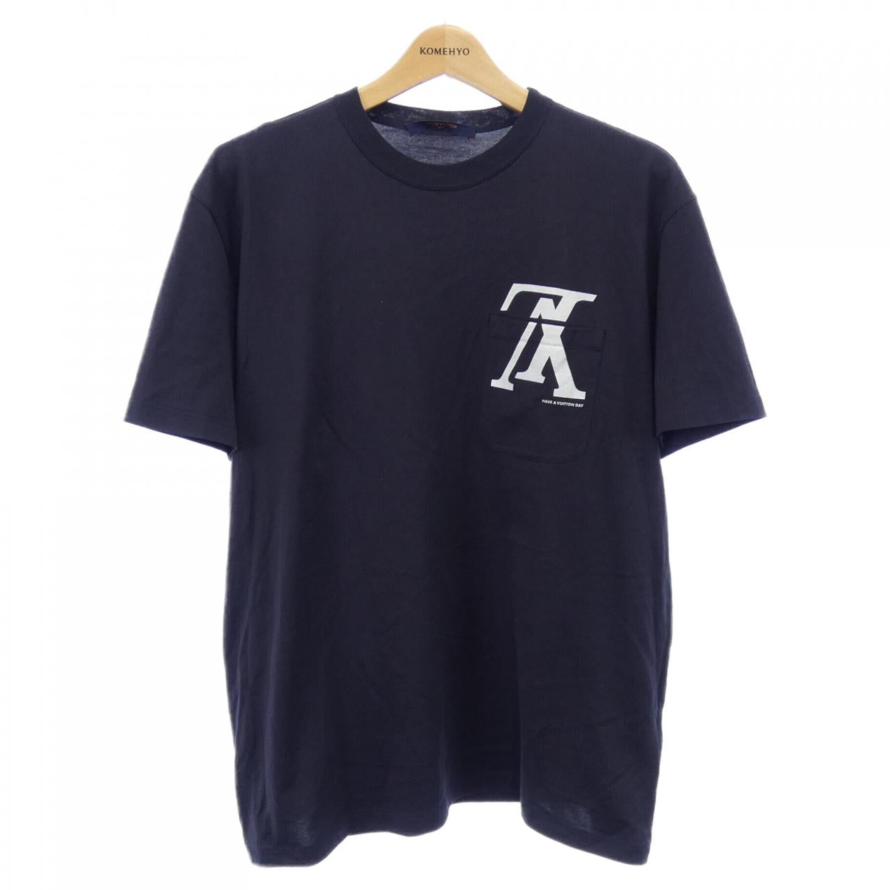 ルイヴィトン Upside-Down LV Logo コットンTシャツ