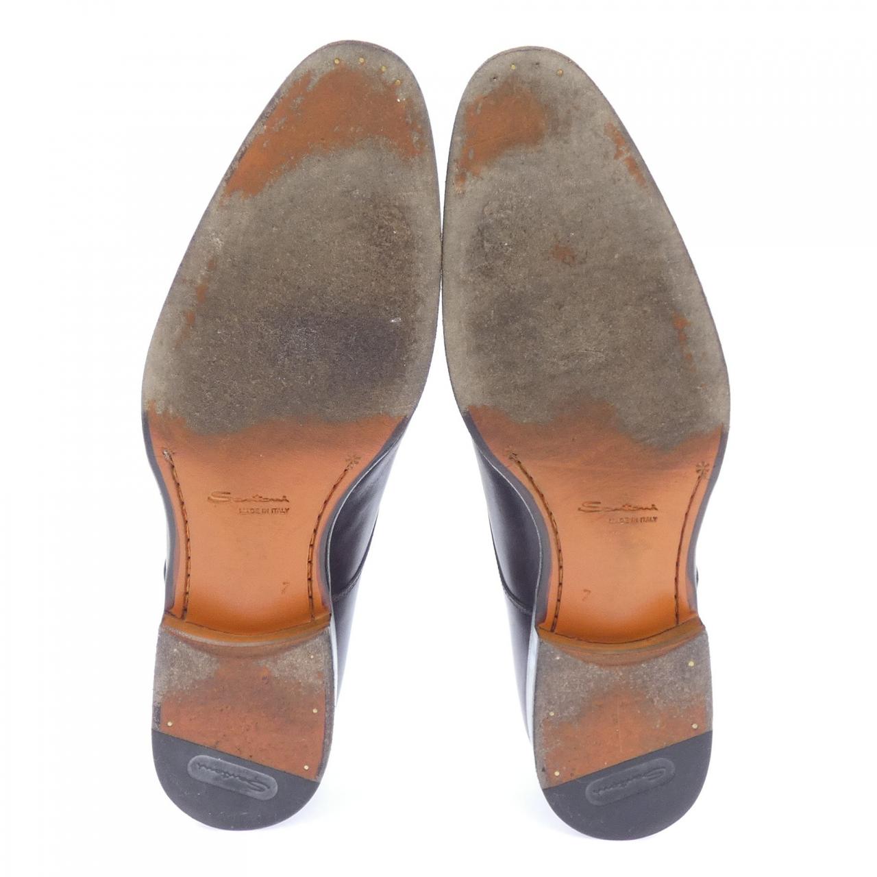 サントーニ レザー ドレスシューズ