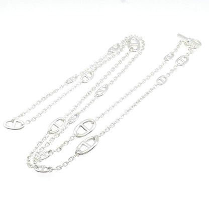 エルメス ファランドール 925シルバー ネックレス 117cm