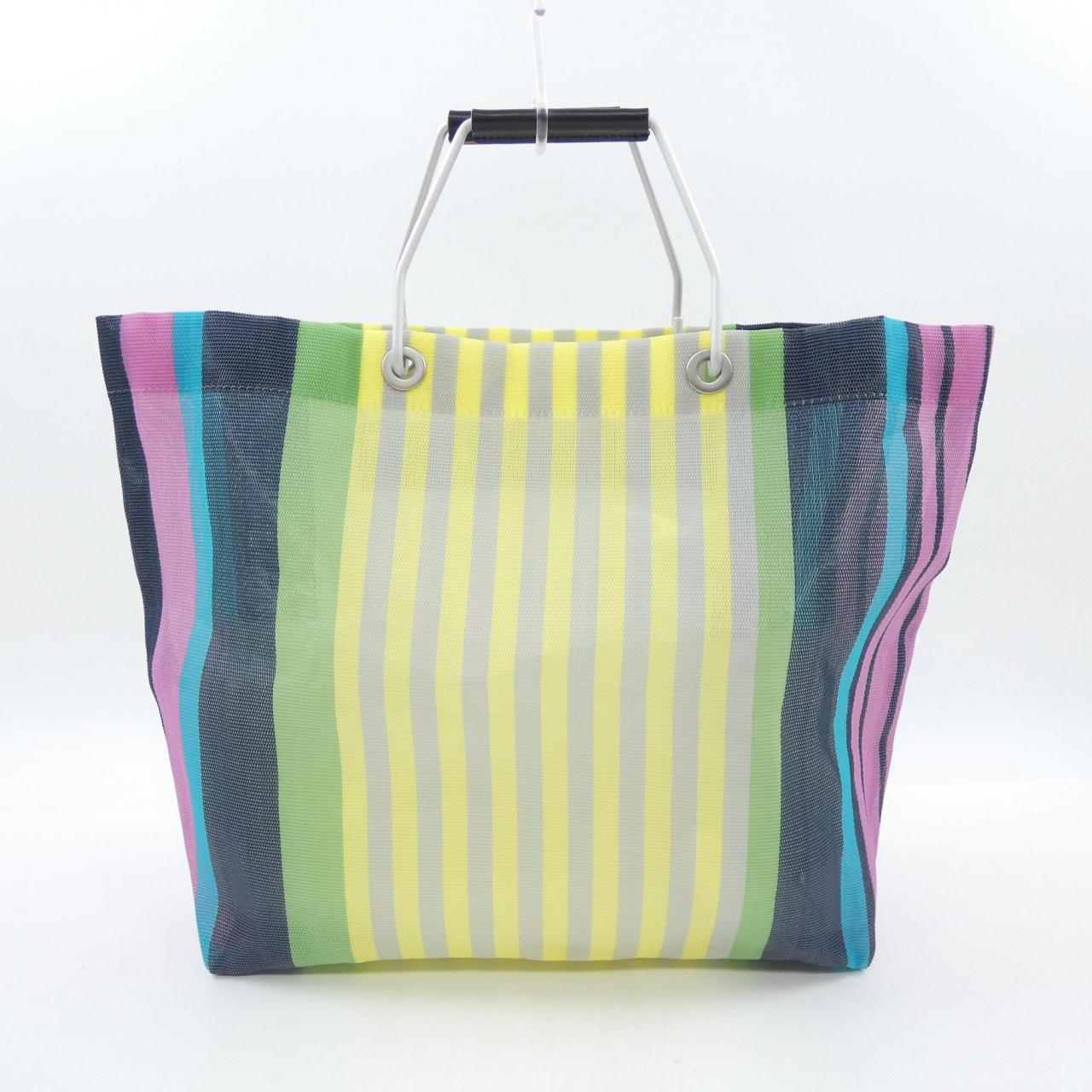 マルニ MARNI MARKET ストライプトートバッグ