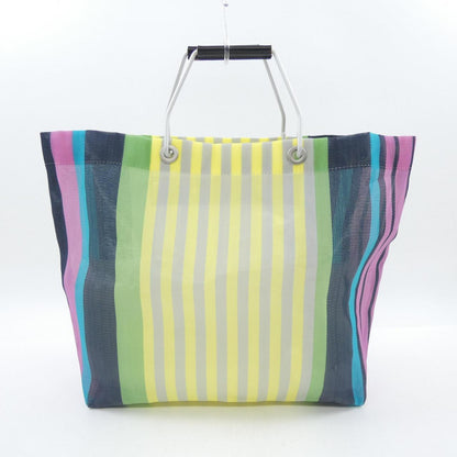 マルニ MARNI MARKET ストライプトートバッグ