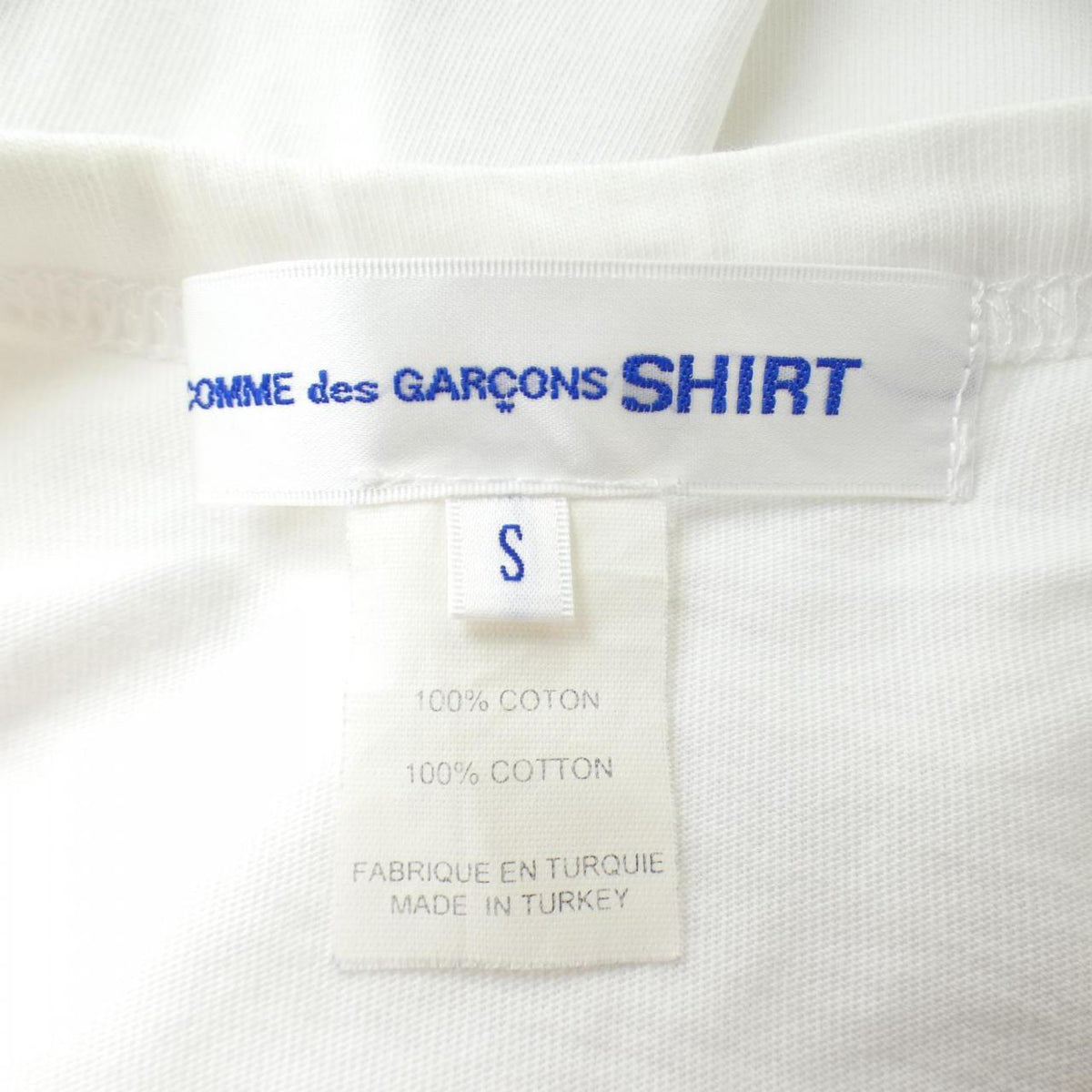 コムデギャルソンシャツ コットンTシャツ